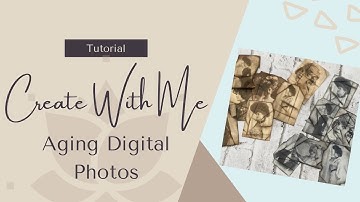 Create with Me - Aging Digital Photos - Vintage Photographs Digital Ephemera Kit