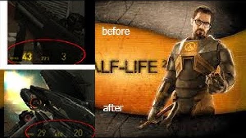 how to double the ammo of all the guns in HL2