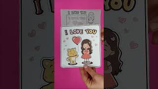 Valentine's Day - Girl and Cat Cut and Paste Worksheet