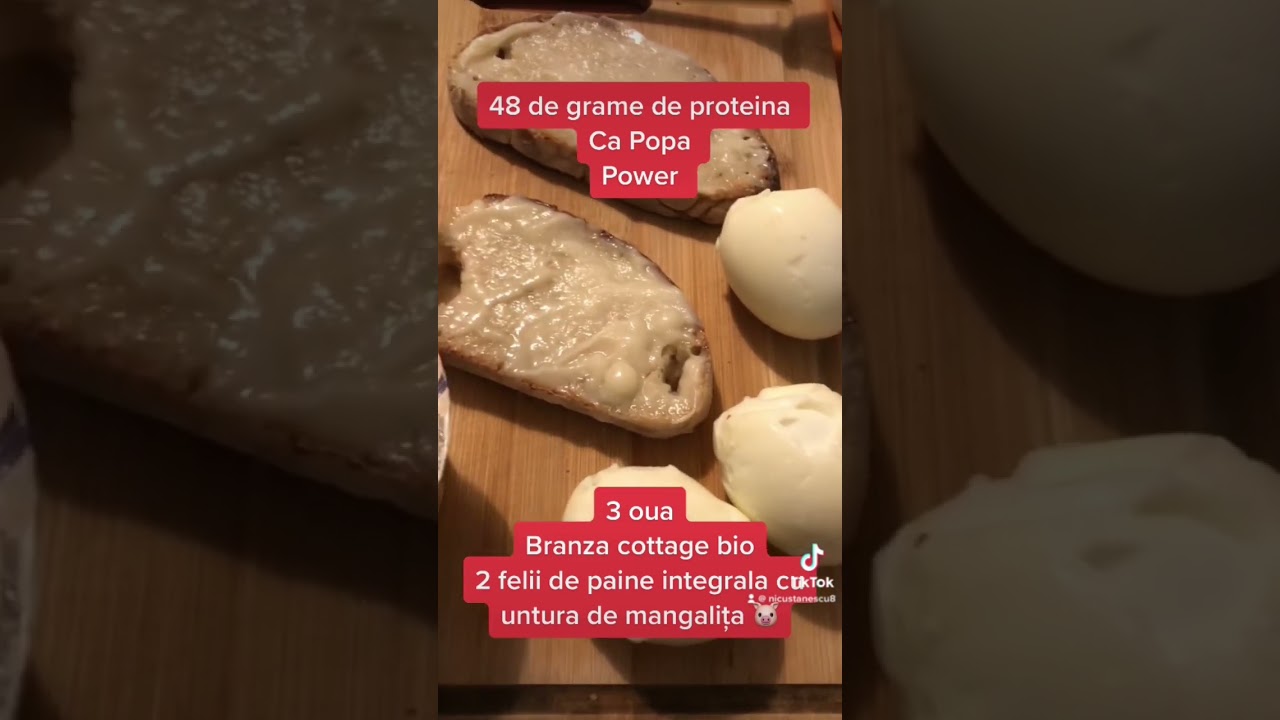 48 de grame de proteina Ca Popa Dorian