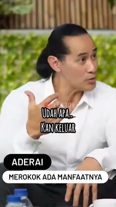 Rokok Ada manfaat ? #aderai #aderaiinstitute