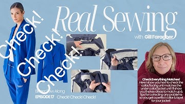 17. Blazer Sew Along | Check! Check! Check!
