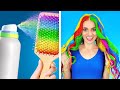 COOL GIRLS HAIR HACKS AND TRICKS || Funny DIY Beauty Tips by 123 GO! Live