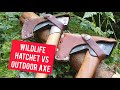 035 Gransfors Bruks Wildlife Hatchet vs Outdoor Axe