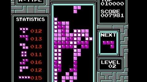 NES TETRIS Speedrun 100 lines in 04:43.933