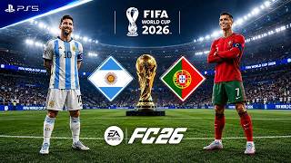 FC 26 - Argentina vs Portugal - Messi vs Ronaldo - FIFA WORLD CUP 2026 Final - PS5™ [4K60fps]