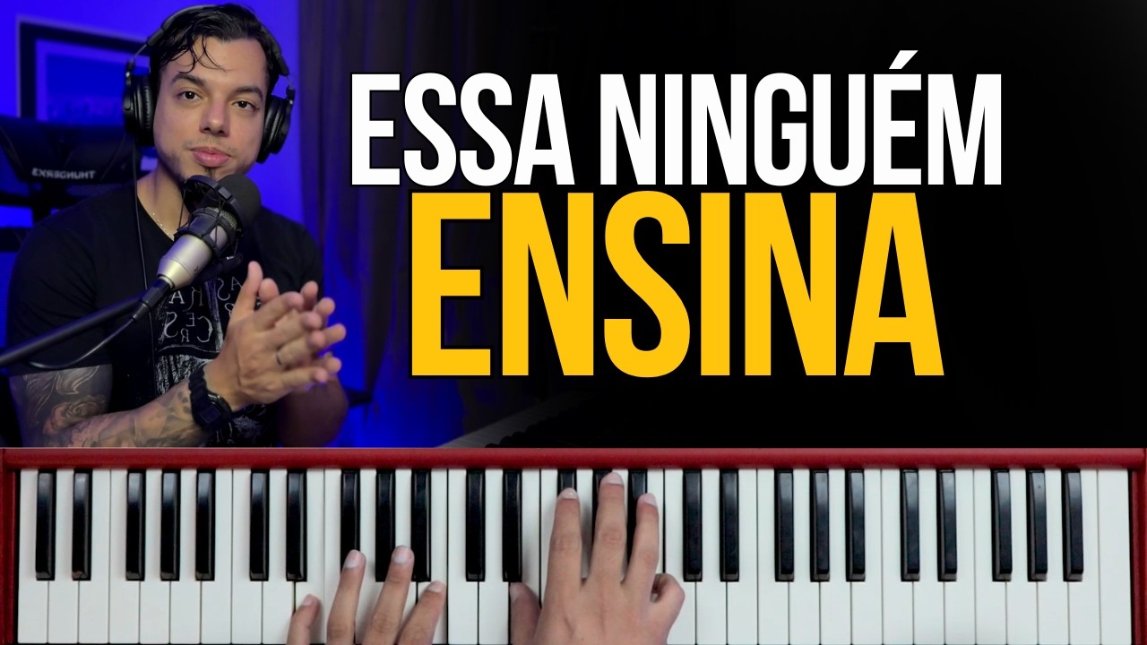 TÉCNICA CORINGA que serve em QUALQUER MÚSICA  - Aula de Teclado