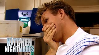 Gordon Ramsay Shocked At Chef Cooking Wings 8 Hours In Advance | Kitchen Nightmares