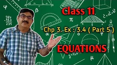 Class 11 | Maths Sindh Board | Chapter 3 , Ex : 3.4  | Part 5 | Lecture no. 9 || By SIR SHAHID