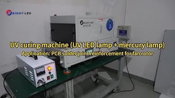 UV LED Curing Machine for Mercury Lamp Flexible Cable Solder Joint Curing.