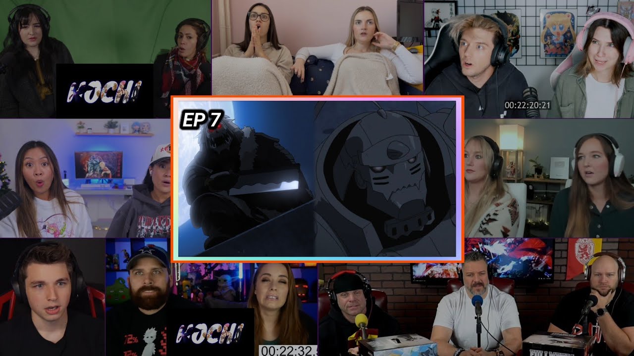 FullMetal Alchemist BrotherHood | Episode 7 | Reaction Mashup | English Dubbed | 鋼の錬金術師