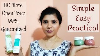 No More Open Pores | Easy Affordable Simple & Practical Methods | Re'equil pore refining toner