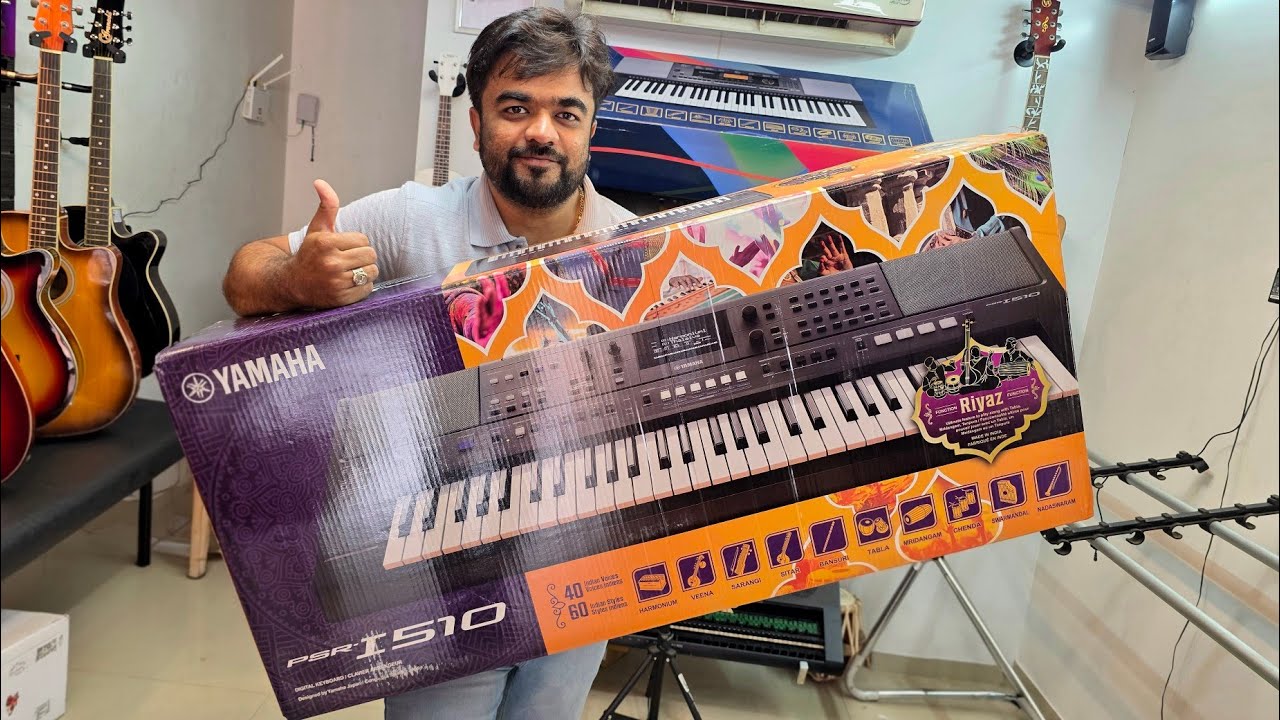 YAMAHA PSR I 510 UNBOXING | PHYSICAL OVERVIEW | INDIAN TONES STYELS | 9033773457 | V ROCK