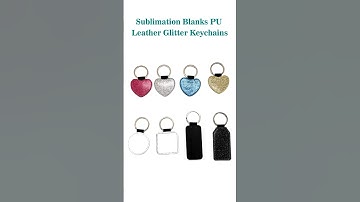 Awesome Sublimation Blanks PU Keychains to Make Your Own Personalized Items ✨  #sublimationblanks