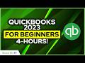 QuickBooks Desktop 2023 Training for Beginners (4+ Hours QuickBooks Tutorial Crash Course)