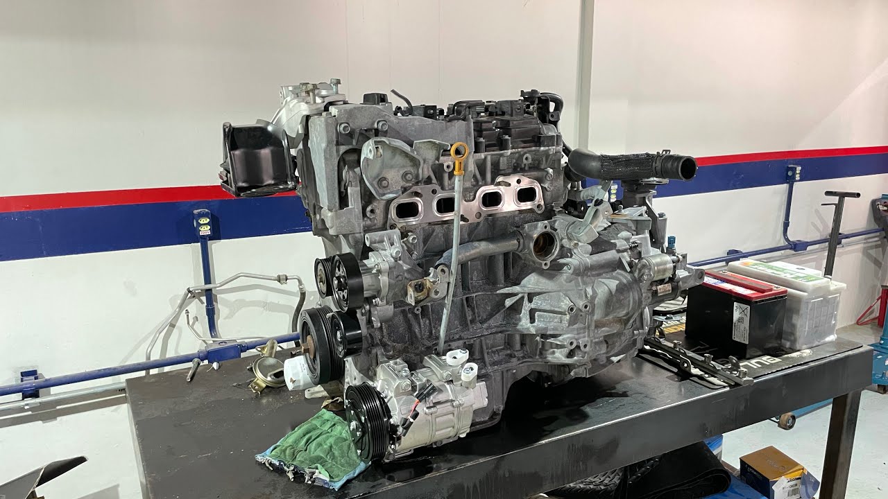 MOTOR DO SENTRA SE-R MONTADO E PRONTO!!! - YouTube