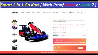 Smart 2 in 1 Go Kart [ With Proof Scam or Legit ? ] Sosdta ! Sosdta Com Reviews ! Sosdta.Com