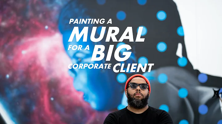 Painting Mural for Big Corporate Client | IBM "THINK" Mural | Jeremy Biggers | Stem & Thorn | VLOG