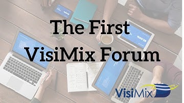 The First VisiMix Forum by Dr. Victor Atiemo O