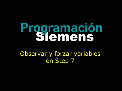 Observar y forzar variables en Step 7