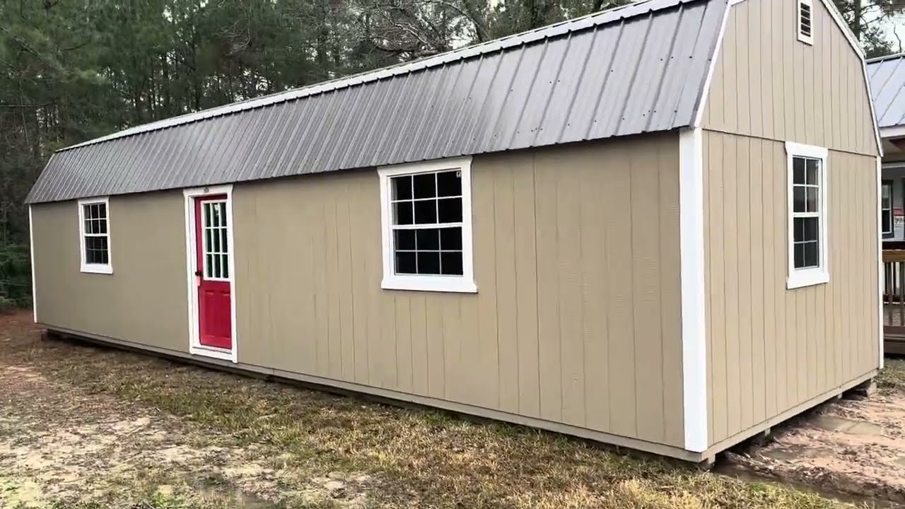 Kountze Tx 12x40 Side Lofted Barn with Electrical 