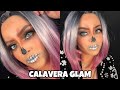 MAQUILLAJE DE CALAVERA GLAM SUPER FACIL PARA HALLOWEEN