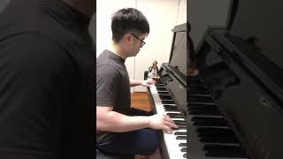 Video thumbnail of "Michael Buble "Sway" on Piano"