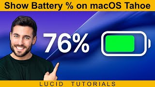 عرض نسبة البطارية في شريط القائمة في نظام macOS Tahoe [سريع وسهل] screenshot 5