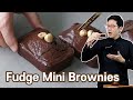 Mini Fudge Brownies | Best brownies you can make