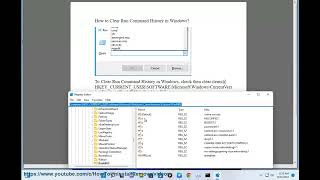 Clear Run Command History in Windows