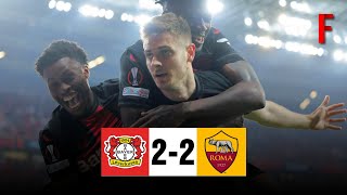 Bayer Leverkusen vs Roma (2-2) Highlights: Stanišić Last Minute Equalizer