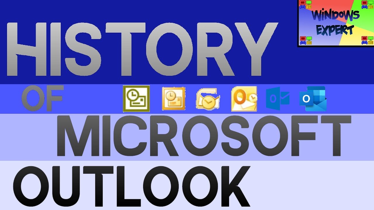 MICROSOFT OUTLOOK HISTORY 1997 2020 