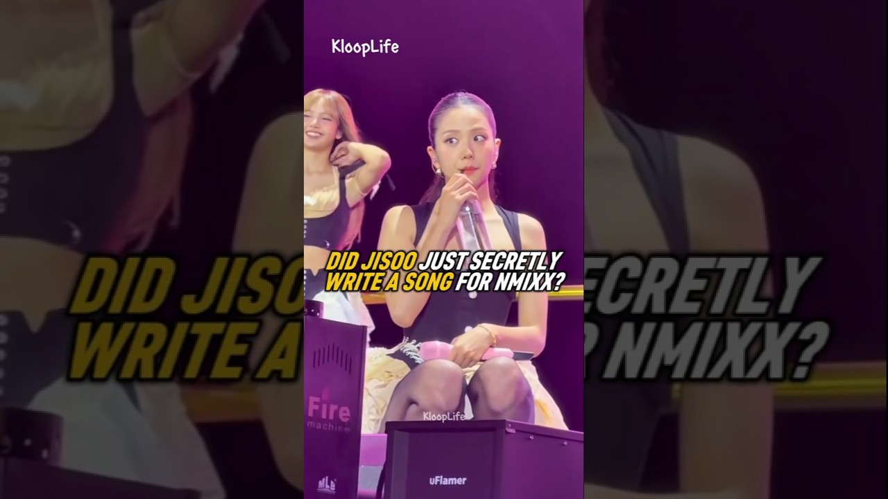 Джису только что тайно написала песню для NMIXX? 