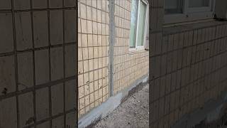 Ремонт межпанельных швов перед утеплением стен! 🛠️🏠  #Ремонт #Швы #Утепление #Дом #Стройка