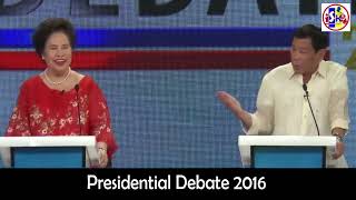 Funny moments | PRRD vs Myriam Defensor Santiago