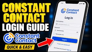 How to login to Constant Contact mobile app - Quick Tutorial