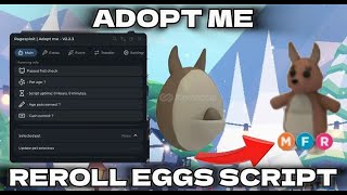 ❄️[NEW] ADOPT-ME SCRIPT❄️ - ❄️REROLL EGGS SCRIPT❄️