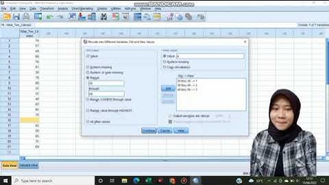 Tutorial membuat tabel distribusi frekuensi menggunakan aplikasi SPSS