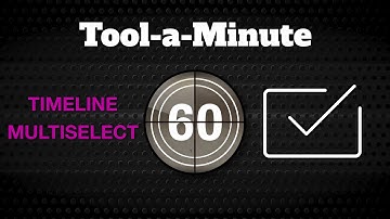 Tool a Minute: The Timeline Multiselect Tool—Little Known Tool for HUGE Efficiency in Your Edits