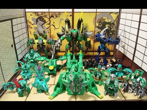 Shun Kazami Complete Collection (Season 1, 2, 3, 4 All Bakugan and Support Piece Showcase)