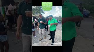 Pm andrewholness in the kitchen preparing a special breakfast #jlp#pnp#jamaica#happeningnow