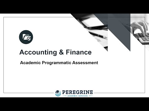 Accounting and Finance Academic Programmatic Assessment Service