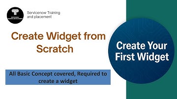 Create Widget from scratch in Servicenow | HTML | Client Controller | Server Script