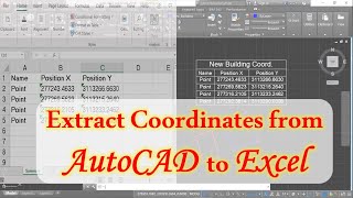 Extract point coordinates from AutoCAD