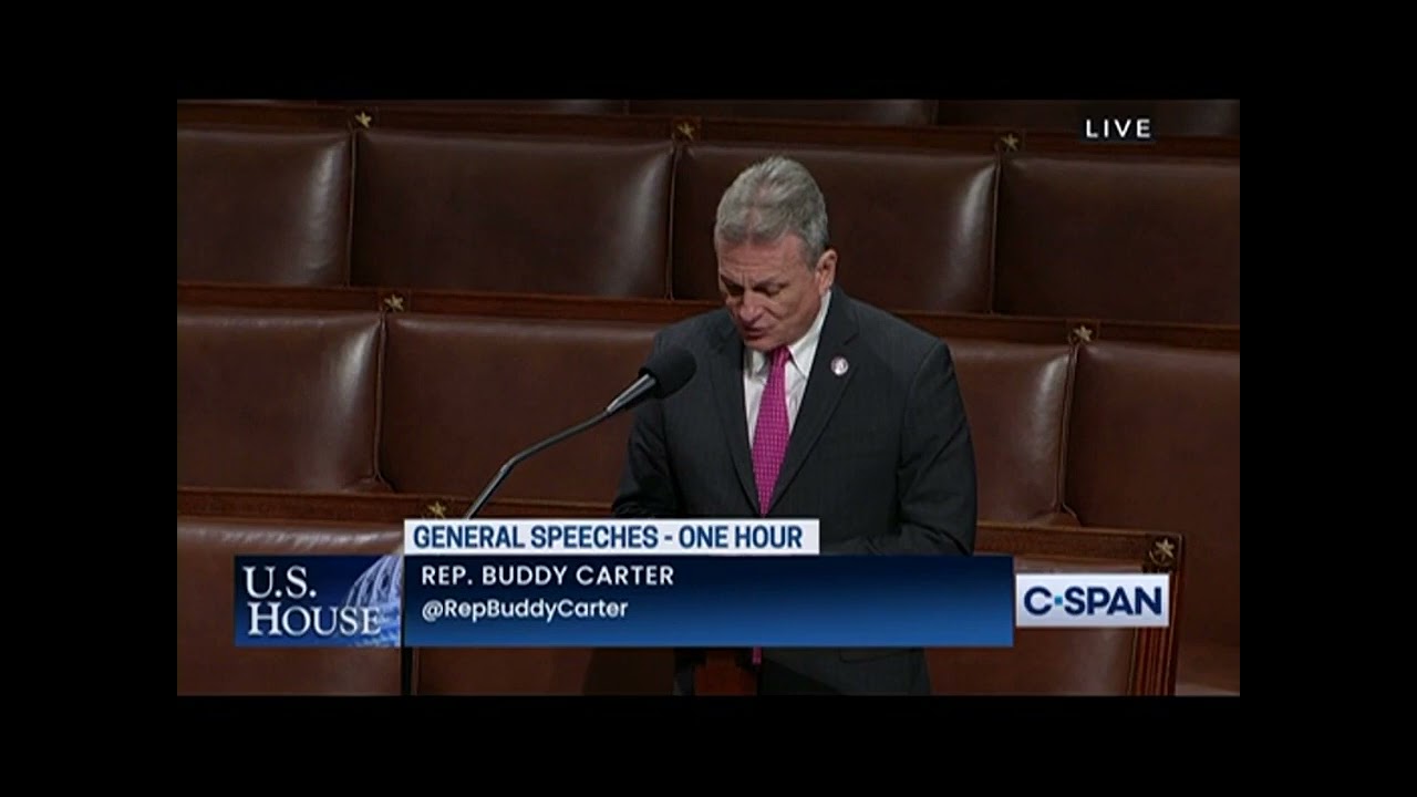 Rep. Carter Speaks on Problems in President Biden's Build Back Better Plan - CSPAN