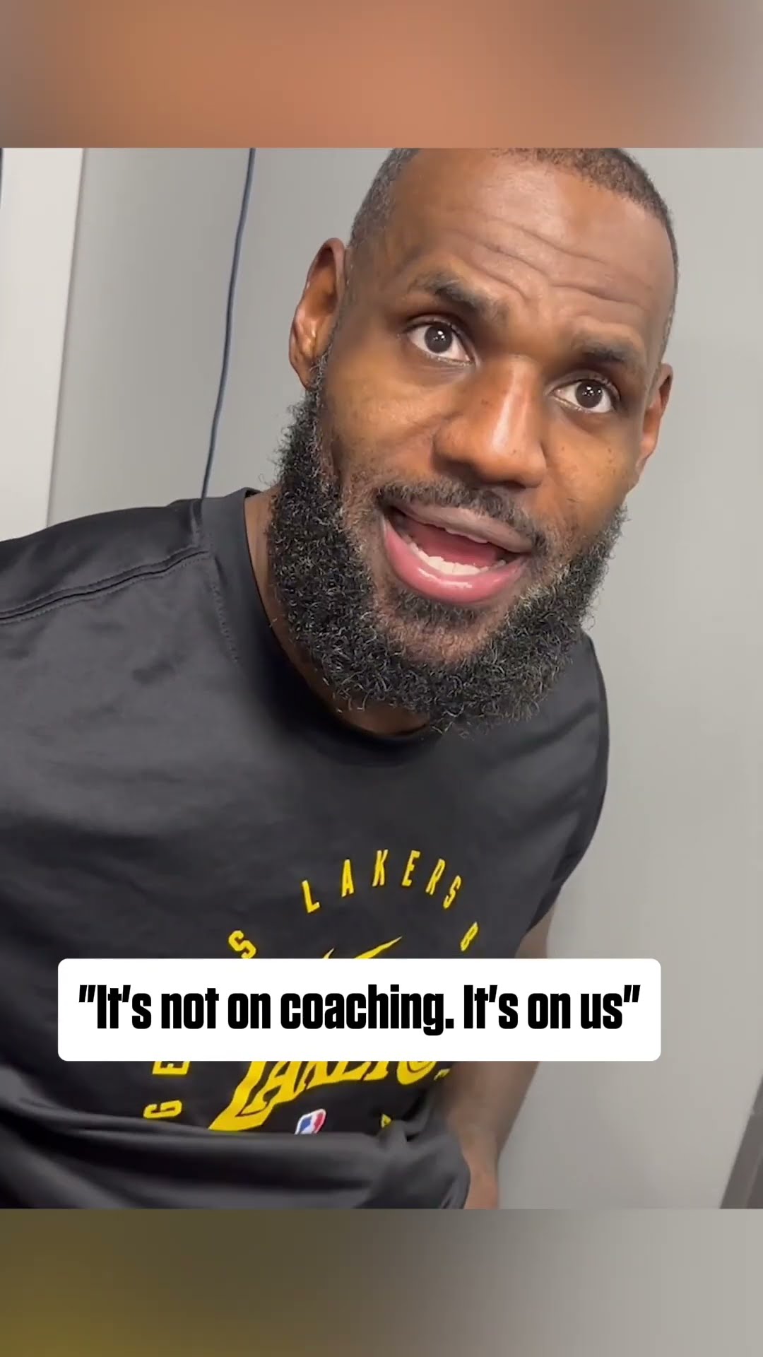 LeBron on the Lakers' recent rough stretch