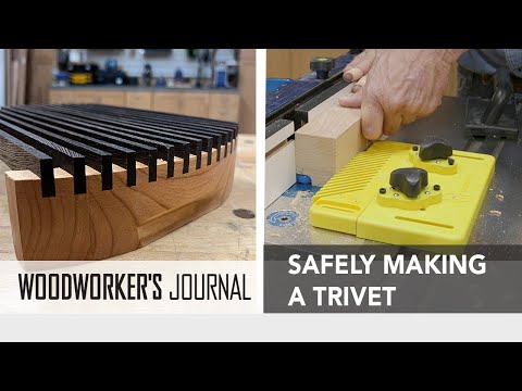 Making a Trivet with Rounded Edges