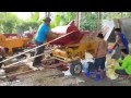 Mega rice thresher   product testing