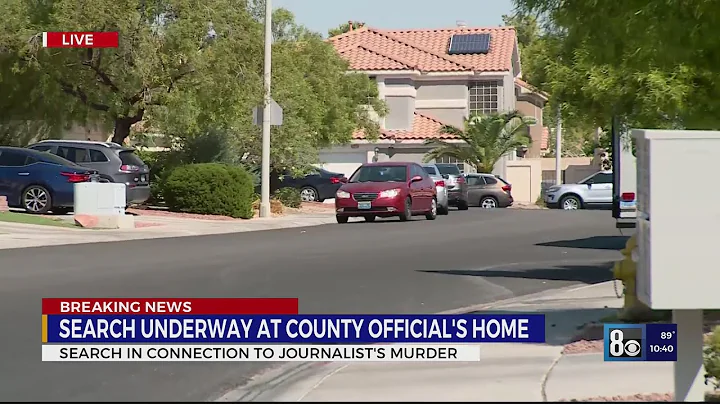 Search warrant execution underway at home of county official in connection to local reporter's death