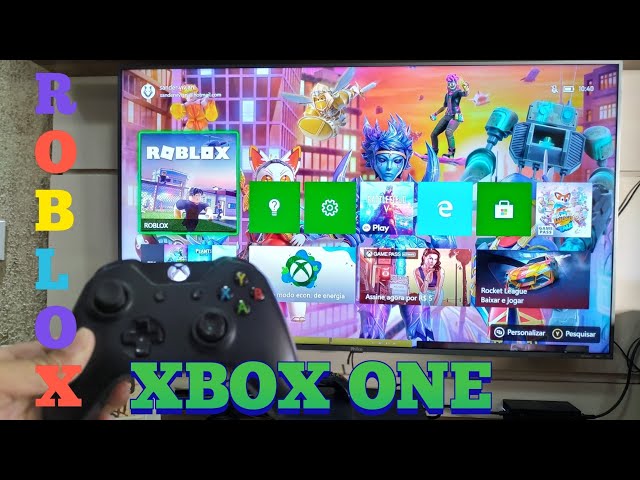 TESTANDO o ROBLOX no XBOX ONE S em 2023! (GamePlay Multiplayer